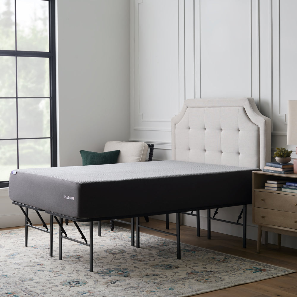 Malouf Highrise™ Lt 18" Platform Bed Frame - Tool-free Assembly, Space-saving Design & 2000 Lb Capacity   St22qq18fp