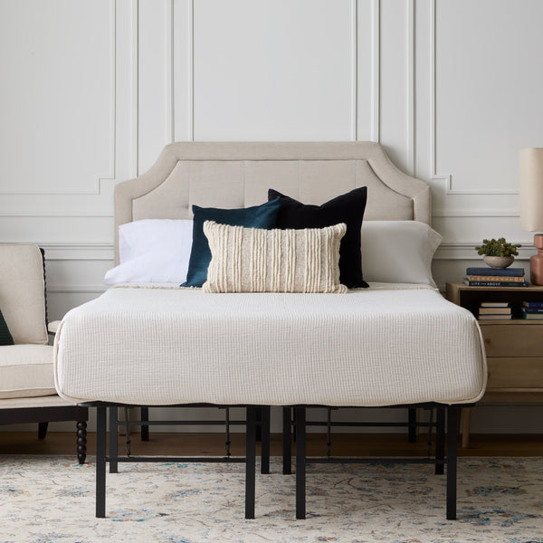 Malouf Highrise™ Lt 18" Platform Bed Frame - Tool-free Assembly, Space-saving Design & 2000 Lb Capacity   St22qq18fp