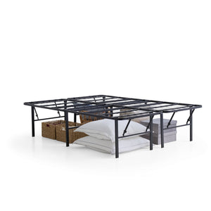 Malouf Highrise™ Lt 18" Platform Bed Frame - Tool-free Assembly, Space-saving Design & 2000 Lb Capacity   St22qq18fp