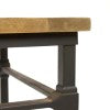 Aveline Console Distressed Pine, Black Metal ST380 701 Zentique