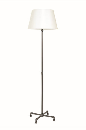 House Of Troy Studio Industrial Floor Lamp With Stylish Fabric Shade – Perfect For Modern Home Décor And Lighting Granite Metal St600-gt