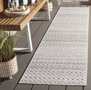 Safavieh Stella Collection Plush Area Rug - Stylish Polypropylene Design For Modern Living Spaces Beige ,Grey Polypropylene Pile Sta103b-8