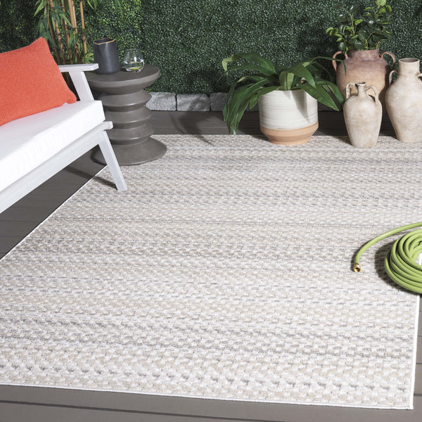 Safavieh Stella Collection Plush Area Rug - Stylish Polypropylene Design For Modern Living Spaces Beige ,Grey Polypropylene Pile Sta103b-8