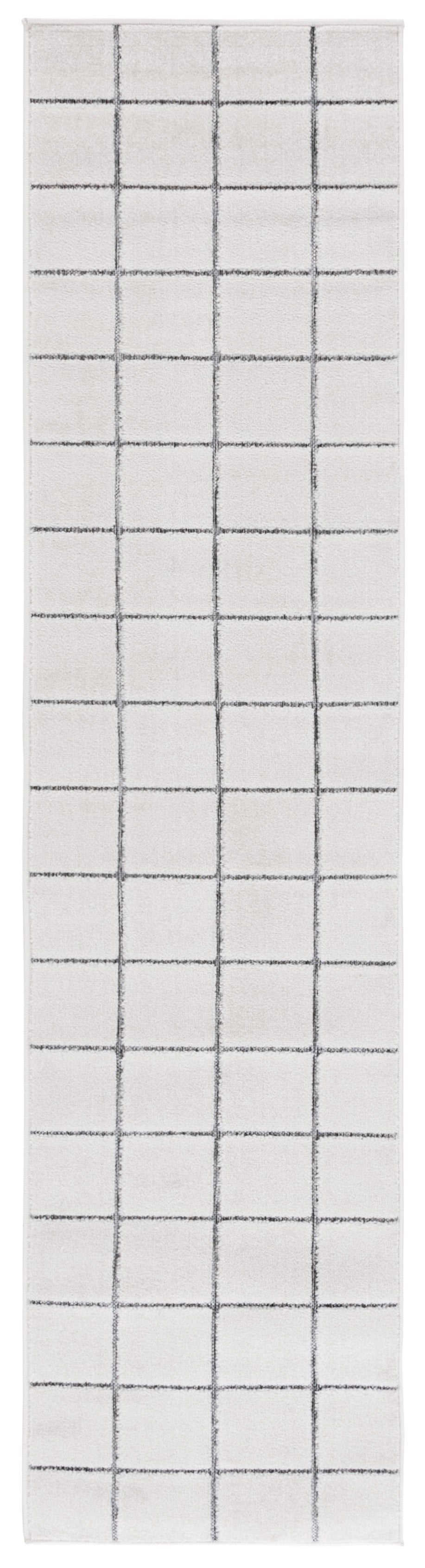 Safavieh Stella Contemporary Area Rug - Chic Ivory And Grey Checkerboard Design For Stylish Interiors Ivory ,Grey Polypropylene Pile Sta108b-5