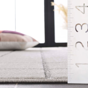 Safavieh Stella Contemporary Area Rug - Chic Ivory And Grey Checkerboard Design For Stylish Interiors Ivory ,Grey Polypropylene Pile Sta108b-5
