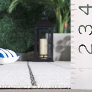 Safavieh Stella Contemporary Area Rug - Chic Ivory And Grey Checkerboard Design For Stylish Interiors Ivory ,Grey Polypropylene Pile Sta108b-5