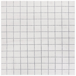 Safavieh Stella Contemporary Area Rug - Chic Ivory And Grey Checkerboard Design For Stylish Interiors Ivory ,Grey Polypropylene Pile Sta108b-5
