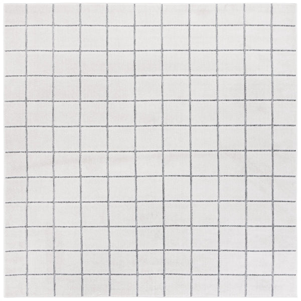 Safavieh Stella Contemporary Area Rug - Chic Ivory And Grey Checkerboard Design For Stylish Interiors Ivory ,Grey Polypropylene Pile Sta108b-5
