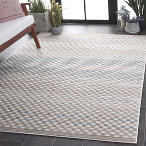 Safavieh Stella Premium Polypropylene Area Rug – Stylish Beige And Blue Design For Modern Home Décor Beige ,Blue Polypropylene Pile Sta109b-9