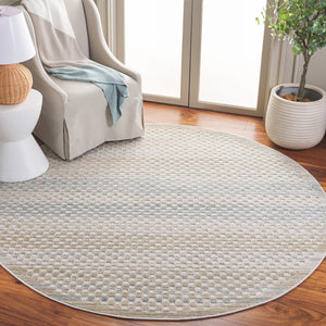 Safavieh Stella Premium Polypropylene Area Rug – Stylish Beige And Blue Design For Modern Home Décor Beige ,Blue Polypropylene Pile Sta109b-9