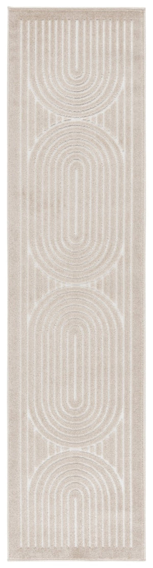 Safavieh Stella Polypropylene Hallway Runner Solid Beige Ivory Low Pile Minimalist Entryway Rug STA113B-27