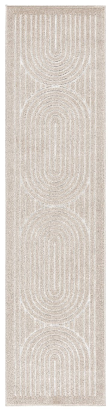 Safavieh Stella Polypropylene Hallway Runner Solid Beige Ivory Low Pile Minimalist Entryway Rug STA113B-27