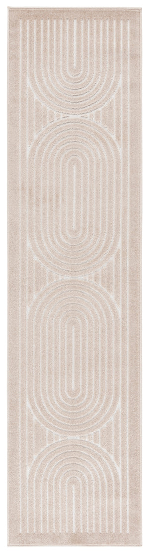 Safavieh Stella Modern Beige And Ivory Geometric Area Rug — Durable Polypropylene Pile, Stain-Resistant, Turkish-Made (3 Ft X 5 Ft) 3'-0" x 5'-0" STA113B-3