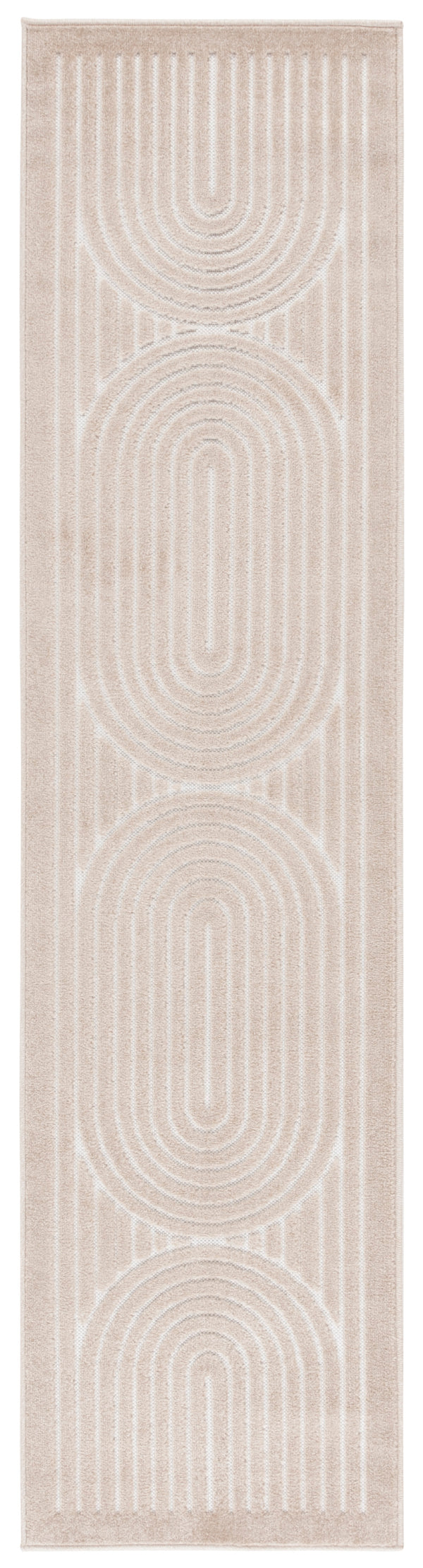 Safavieh Stella Modern Beige And Ivory Geometric Area Rug — Durable Polypropylene Pile, Stain-Resistant, Turkish-Made (3 Ft X 5 Ft) 3'-0" x 5'-0" STA113B-3