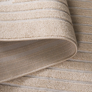 Safavieh Stella Modern Beige And Ivory Geometric Area Rug — Durable Polypropylene Pile, Stain-Resistant, Turkish-Made (3 Ft X 5 Ft) 3'-0" x 5'-0" STA113B-3