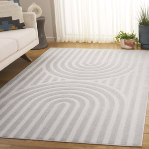 Safavieh Stella Indoor/Outdoor Area Rug - Timeless Geometric Design For Modern Elegance And Durability Ivory Polypropylene Pile Sta115a-28