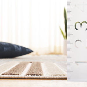 Safavieh Stella Indoor/Outdoor Area Rug - Stylish Durable Design With Plush Comfort For Home & Patio Use Ivory ,Brown Blue Polypropylene Pile Sta116a-8