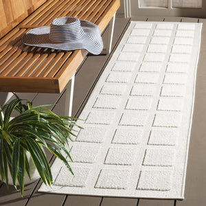Safavieh Stella Exquisite Square Area Rug - Elegant Geometric Design For Indoor And Outdoor Spaces Ivory Polypropylene Pile Sta124a-6r