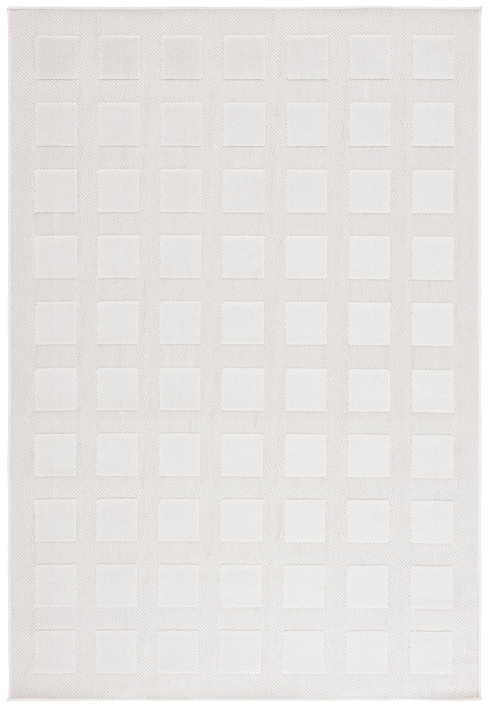 Safavieh Stella Exquisite Square Area Rug - Elegant Geometric Design For Indoor And Outdoor Spaces Ivory Polypropylene Pile Sta124a-6r