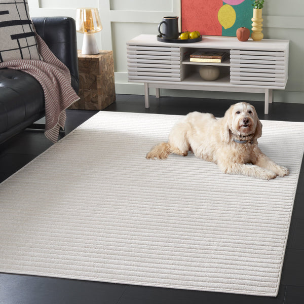 Safavieh Stella Elegant Square Area Rug For Indoor & Outdoor Spaces - Durable, Stylish, And Versatile Design Ivory Polypropylene Pile Sta132a-8