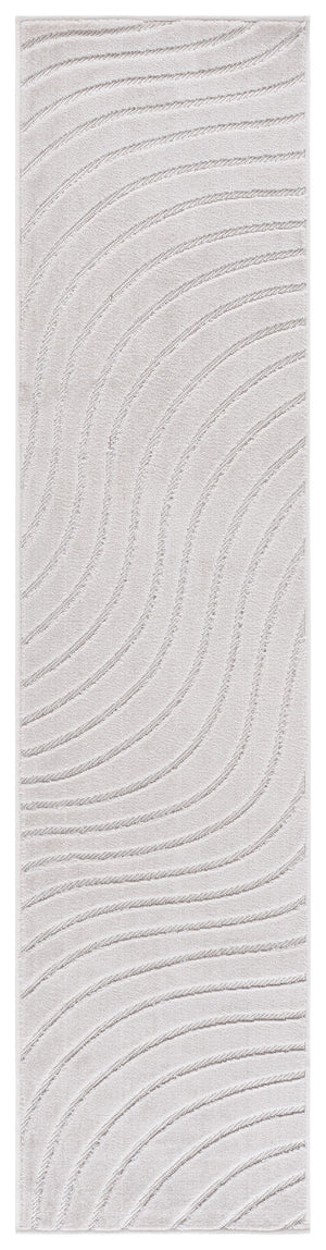Safavieh Stella Abstract Ivory Area Rug — Power-Loomed Polypropylene, Plush Durable Design For Modern Spaces 2'-0" x 8'-0" STA144A-28