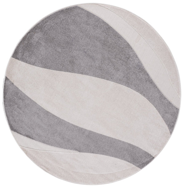 Safavieh Stella Minimalist Ivory Grey Runner Rug – Durable Power‑Loomed Polypropylene, Stain‑Resistant Comfort 2'-0" x 8'-0" STA148A-28