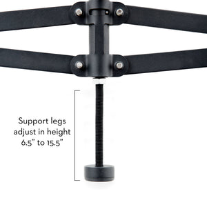 Malouf Adjustable Center Support System - Heavy-duty Steel Crossrails For Enhanced Bed Frame Stability   Stadjcss