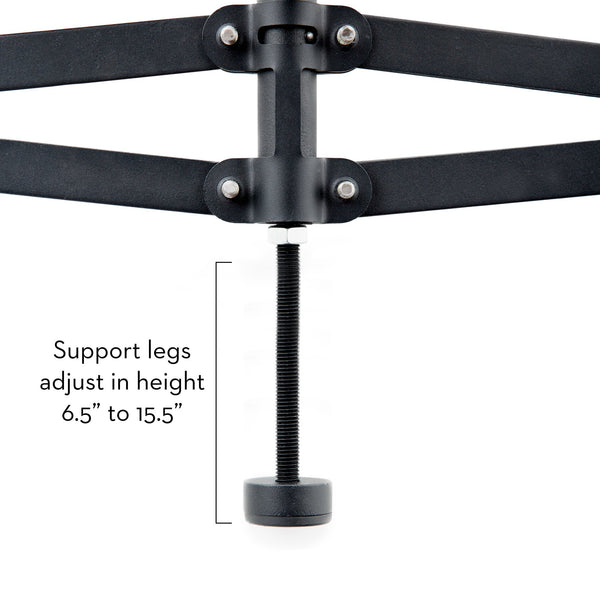 Malouf Adjustable Center Support System - Heavy-duty Steel Crossrails For Enhanced Bed Frame Stability   Stadjcss