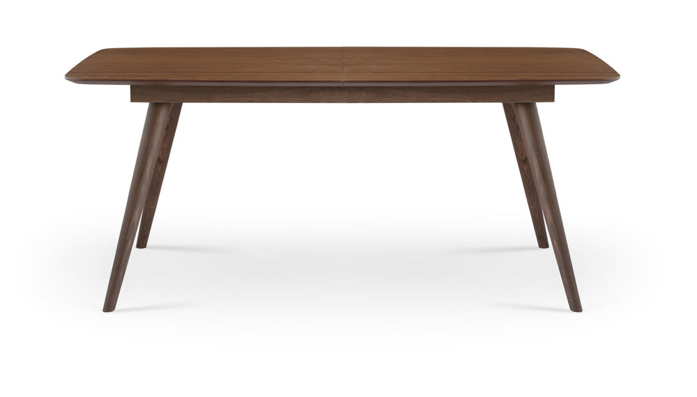 Soho Concept Star Extendable Dining Table: Walnut Veneer & White Lacquer Top With Solid Wood Legs, 16" Extension Walnut  Soho-concept-dining-chair-13874