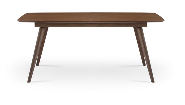Soho Concept Star Extendable Dining Table: Walnut Veneer & White Lacquer Top With Solid Wood Legs, 16" Extension Walnut  Soho-concept-dining-chair-13874