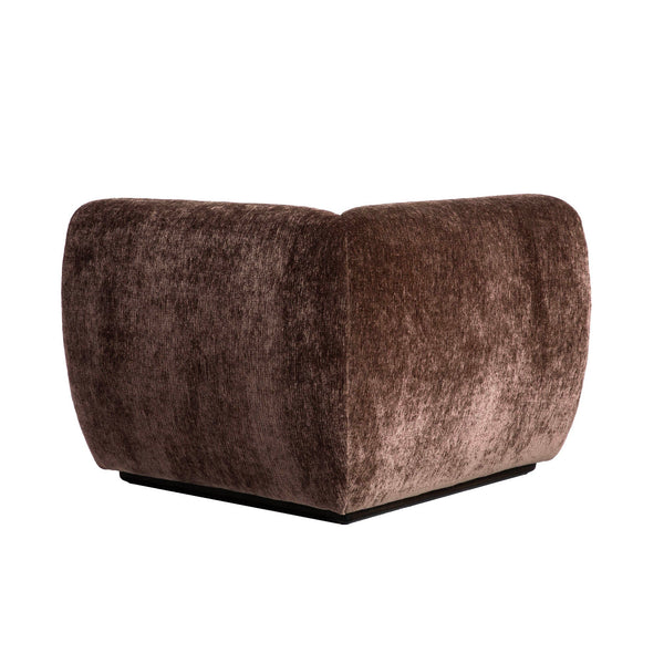 Lh Imports Sterling Modular - Stylish Armless Chair With Durable Upholstery For Modern Home Elegance Brown Rubberwood,Plywood,Hr Foam,Steel,Polyester Ste047-corn