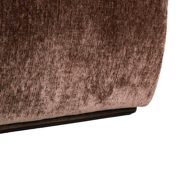 Lh Imports Sterling Modular - Stylish Armless Chair With Durable Upholstery For Modern Home Elegance Brown Rubberwood,Plywood,Hr Foam,Steel,Polyester Ste047-corn