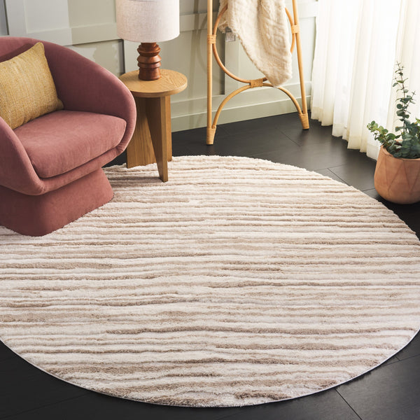 Safavieh Seattle Shag Area Rug - Luxurious Softness, Stylish Design For Cozy Living Spaces And Comfort Ivory ,Beige Polyester Ste908b-7sq