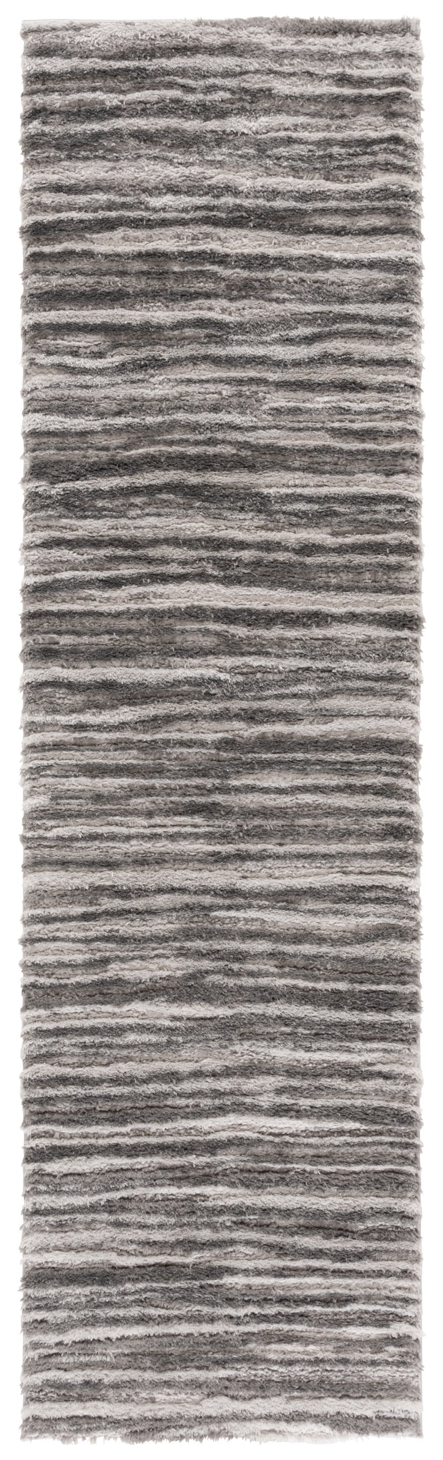 Safavieh Seattle Shag Area Rug - Luxurious Softness, Stylish Design For Cozy Living Spaces And Comfort Ivory ,Grey Polyester Ste908f-7r