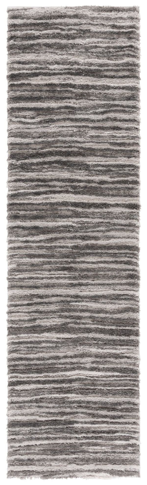 Safavieh Seattle Shag Area Rug - Luxurious Softness, Stylish Design For Cozy Living Spaces And Comfort Ivory ,Grey Polyester Ste908f-7r