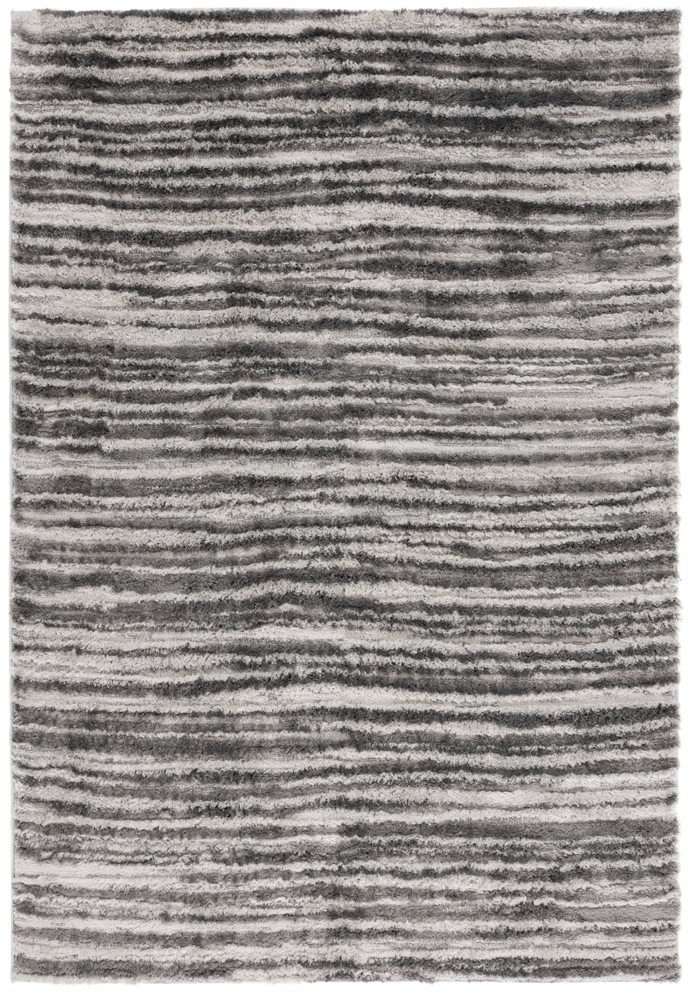 Safavieh Seattle Shag Area Rug - Luxurious Softness, Stylish Design For Cozy Living Spaces And Comfort Ivory ,Grey Polyester Ste908f-7r