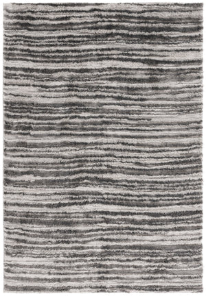 Safavieh Seattle Shag Area Rug - Luxurious Softness, Stylish Design For Cozy Living Spaces And Comfort Ivory ,Grey Polyester Ste908f-7r