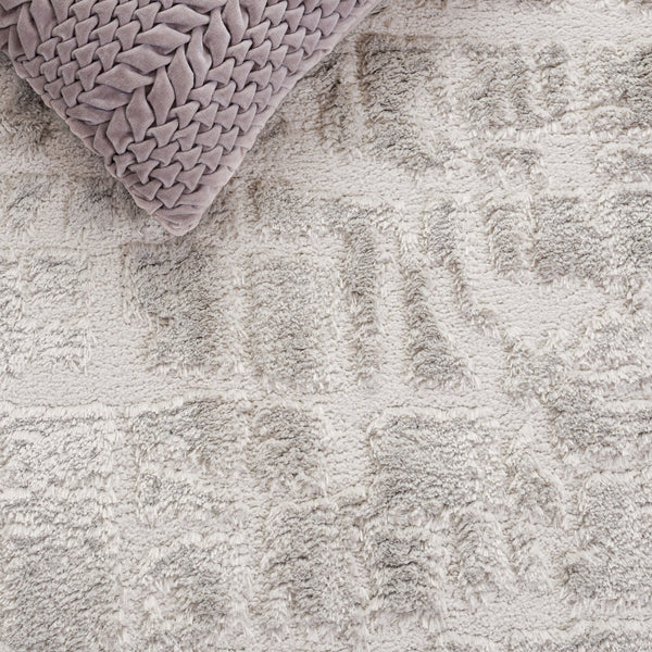 Safavieh Seattle Shag Area Rug - Soft Polyester Comfort In Elegant Neutral Tones For Stylish Home Décor Light Grey ,Grey Polyester Ste909f-7sq