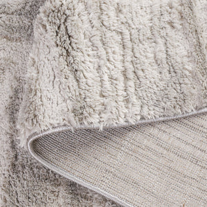 Safavieh Seattle Shag Area Rug - Soft Polyester Comfort In Elegant Neutral Tones For Stylish Home Décor Light Grey ,Grey Polyester Ste909f-7sq