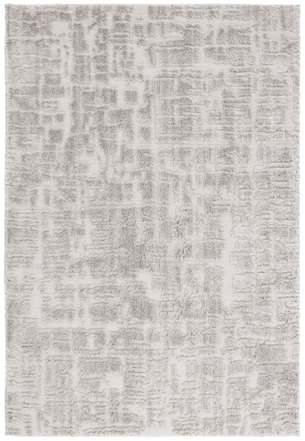 Safavieh Seattle Shag Area Rug - Soft Polyester Comfort In Elegant Neutral Tones For Stylish Home Décor Light Grey ,Grey Polyester Ste909f-7sq