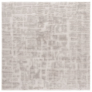 Safavieh Seattle Shag Area Rug - Soft Polyester Comfort In Elegant Neutral Tones For Stylish Home Décor Light Grey ,Grey Polyester Ste909f-7sq