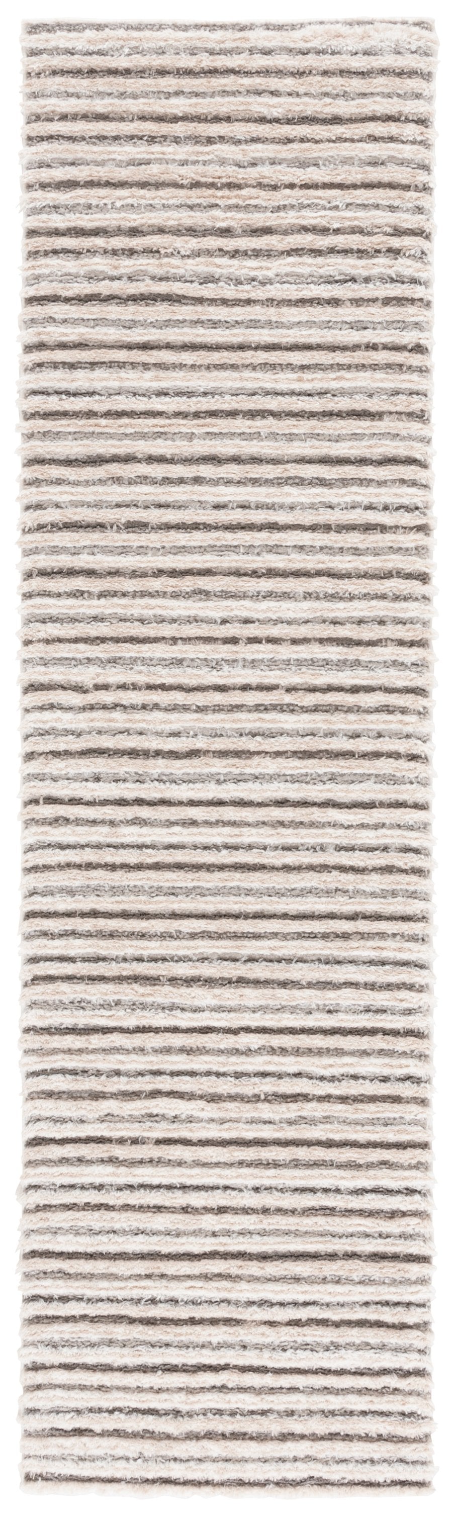 Safavieh Seattle Shag Rug Collection – Luxurious Polyester Design For Cozy Modern Living Spaces And Decor Grey ,Beige Polyester Ste910b-7r