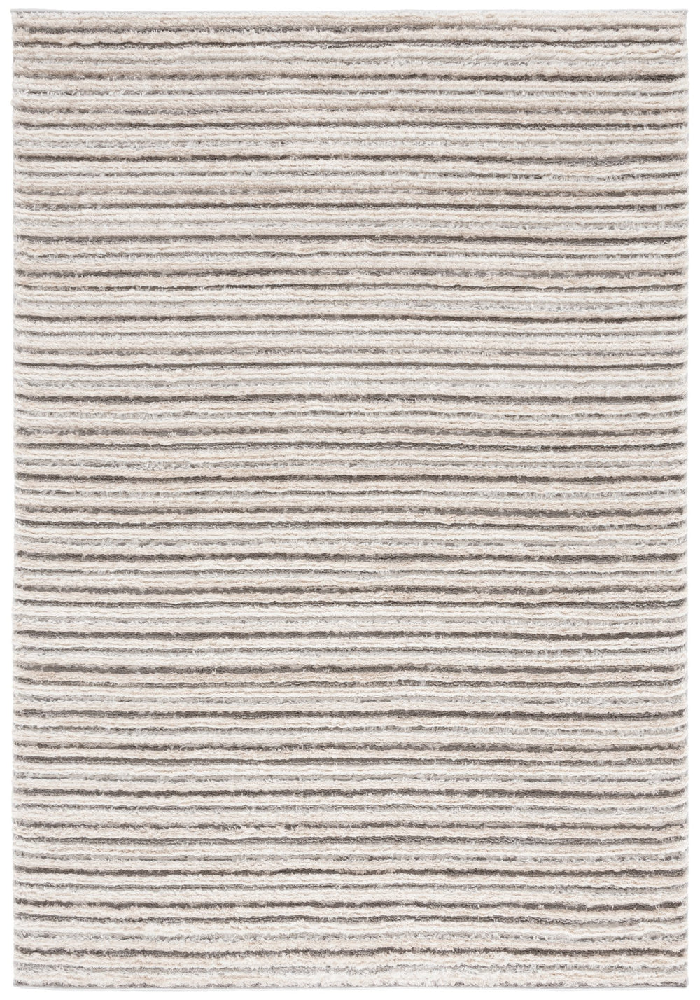 Safavieh Seattle Shag Rug Collection – Luxurious Polyester Design For Cozy Modern Living Spaces And Decor Grey ,Beige Polyester Ste910b-7r