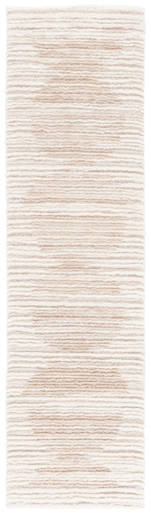 Safavieh Seattle Shag Area Rug - Luxurious Polyester Texture In Elegant Neutral Tones For Any Room Decor Ivory ,Beige Polyester Ste911b-7r