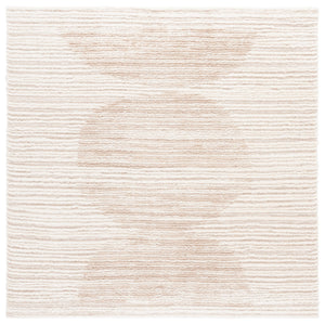 Safavieh Seattle Shag Area Rug - Luxurious Polyester Texture In Elegant Neutral Tones For Any Room Decor Ivory ,Beige Polyester Ste911b-7r