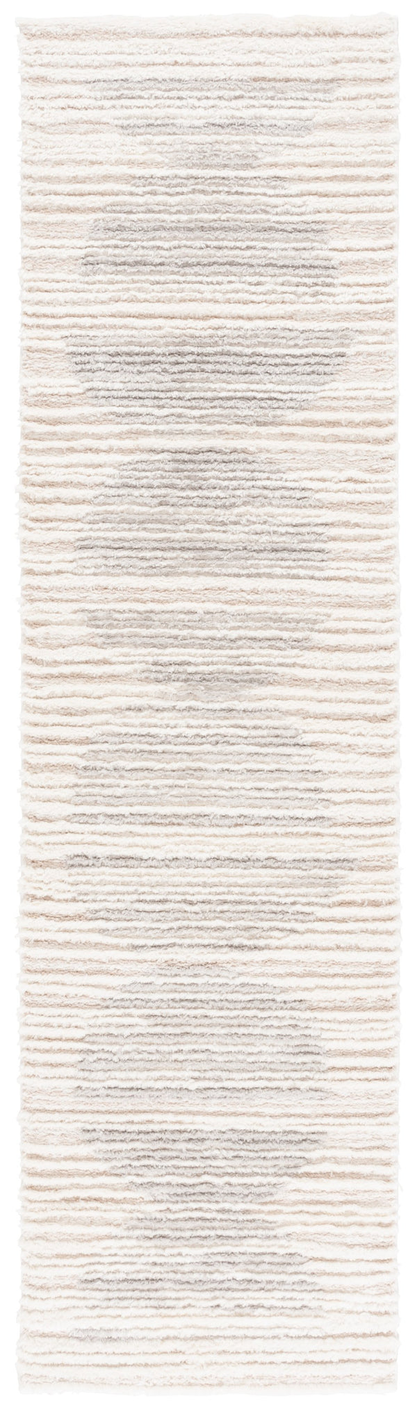 Safavieh Seattle Shag Area Rug - Luxurious Polyester Texture In Elegant Neutral Tones For Any Room Decor Ivory ,Grey Polyester Ste911f-7sq