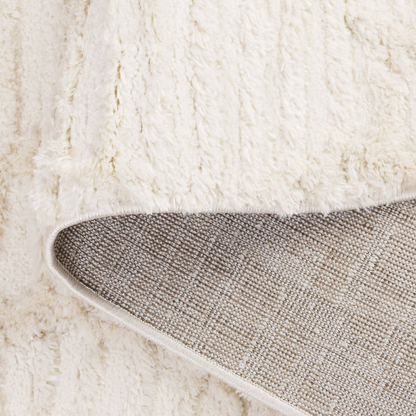 Safavieh Seattle Shag Runner Rug - Luxurious Polyester Design For Cozy Living Spaces And Stylish Decor Ivory Polyester Ste912a-7sq