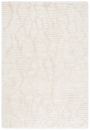 Safavieh Seattle Shag Runner Rug - Luxurious Polyester Design For Cozy Living Spaces And Stylish Decor Ivory Polyester Ste912a-7sq
