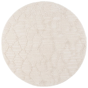 Safavieh Seattle Shag Runner Rug - Luxurious Polyester Design For Cozy Living Spaces And Stylish Decor Ivory Polyester Ste912a-7sq