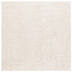 Safavieh Seattle Shag Runner Rug - Luxurious Polyester Design For Cozy Living Spaces And Stylish Decor Ivory Polyester Ste912a-7sq